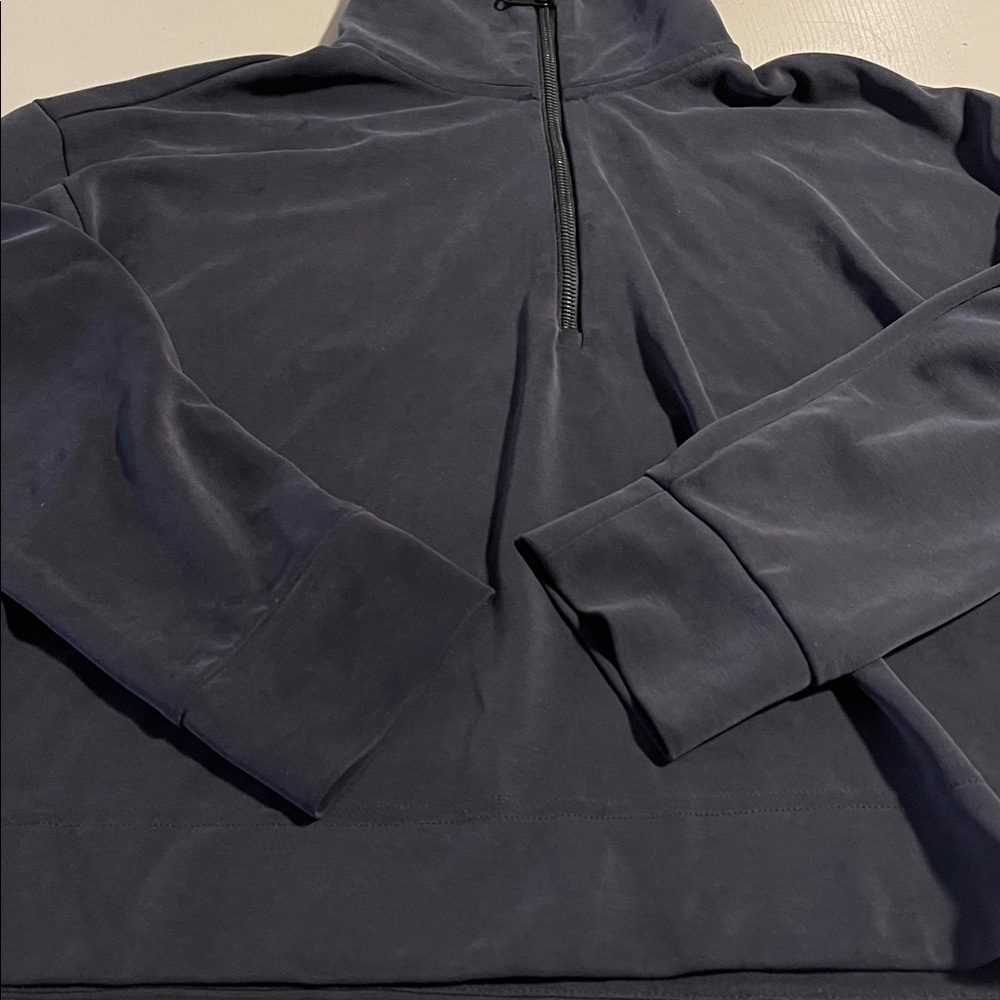Athleta Women's Gray Zip-Up Top - Picture 4 of 11